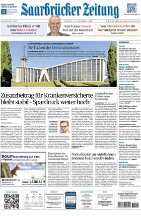 Cover of Saarbruecker Zeitung