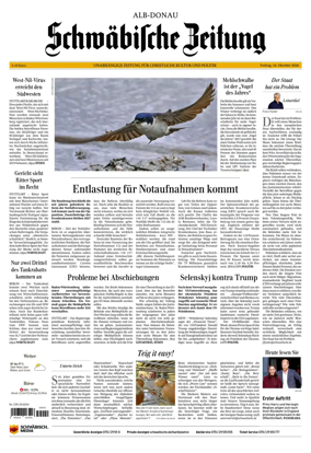 Cover of Schwabische Zeitung (Alb-Donau)