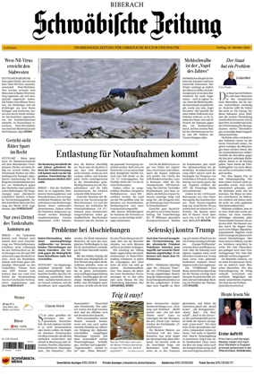 Cover of Schwabische Zeitung (Biberach)