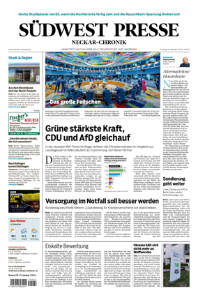 Cover of SUDWEST PRESSE - Neckar-Chronik