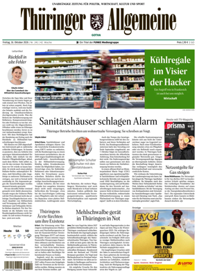 Cover of Thuringer Allgemeine (Gotha)