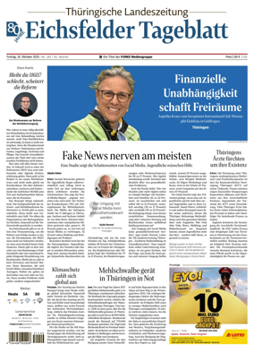 Cover of Thuringische Landeszeitung (Eichsfeld)