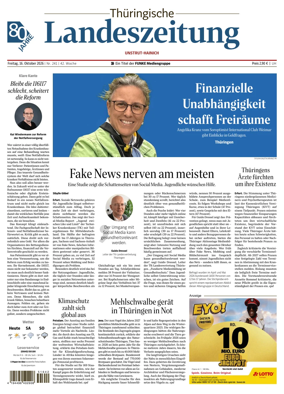 Cover of Thuringische Landeszeitung (Unstrut-Hainich-Kreis)