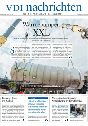 Cover of VDI Nachrichten