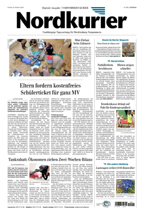Cover of Vorpommern Kurier (Jarmen Loitz)