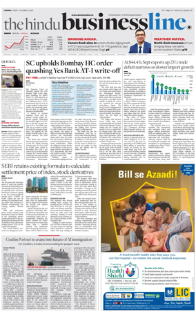 Cover of BusinessLine (Chennai)