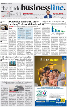 Cover of BusinessLine (Hyderabad)