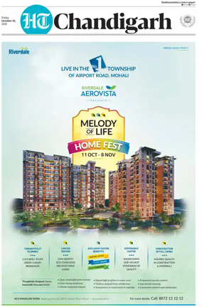 Cover of Hindustan Times (Chandigarh) - Live