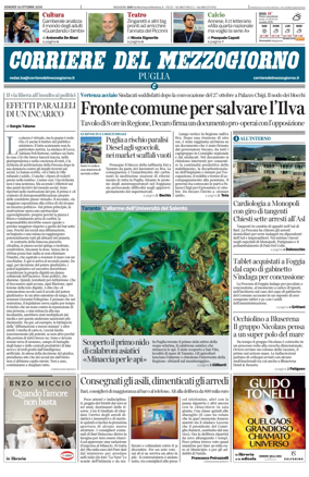 Cover of Corriere del Mezzogiorno (Puglia)