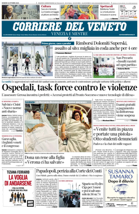 Cover of Corriere del Veneto (Venezia e Mestre)