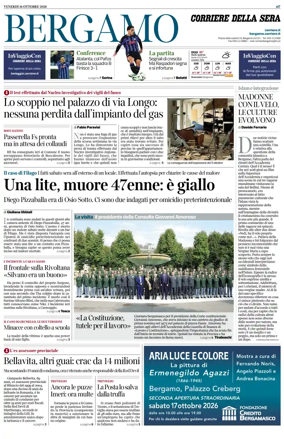 Cover of Corriere della Sera (Bergamo)