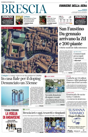 Cover of Corriere della Sera (Brescia)