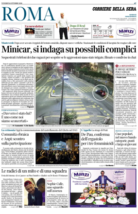 Cover of Corriere della Sera (Roma)
