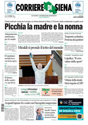 Cover of Corriere di Siena