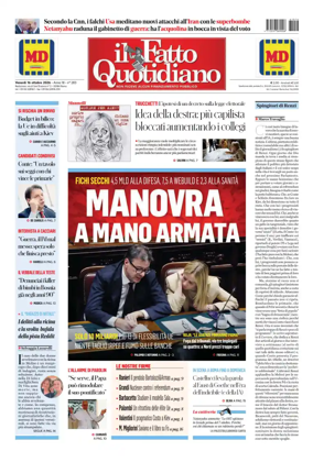 Cover of Il Fatto Quotidiano