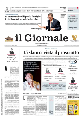 Cover of Il Giornale (Italy)