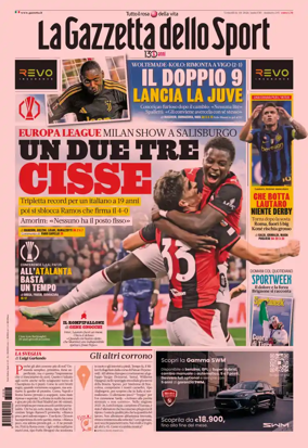 Cover of La Gazzetta dello Sport - Milano