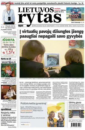 Cover of Lietuvos Rytas