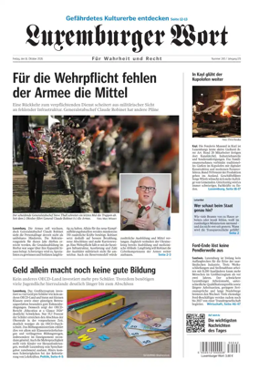Cover of Luxemburger Wort