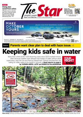 Cover of The Star Malaysia