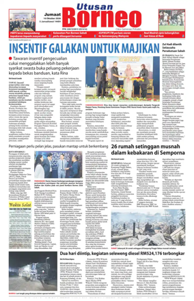 Cover of Utusan Borneo (Sabah)