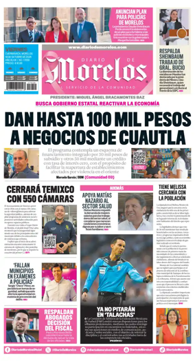 Cover of Diario de Morelos