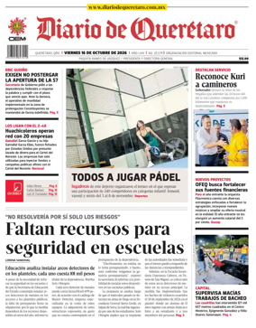 Cover of Diario de Queretaro