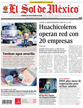 Cover of El Sol de Mexico