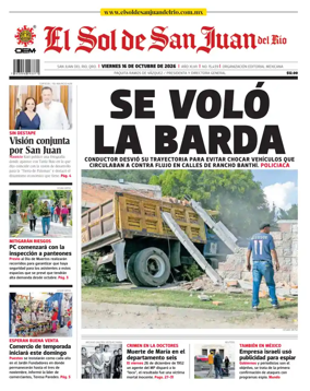 Cover of El Sol de San Juan del Rio