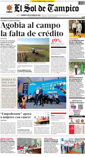 Cover of El Sol de Tampico