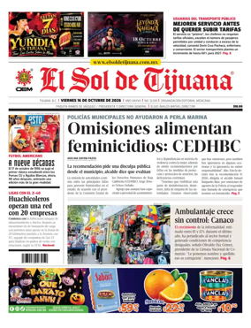 Cover of El Sol de Tijuana