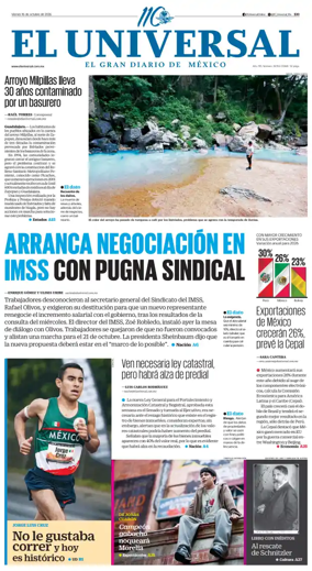 Cover of El Universal