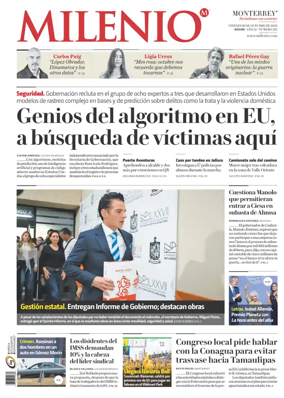 Cover of Milenio Monterrey