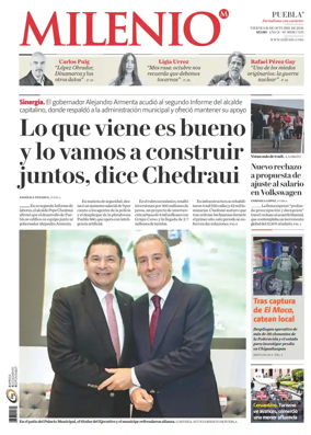 Cover of Milenio Puebla