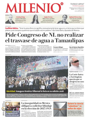 Cover of Milenio Tamaulipas