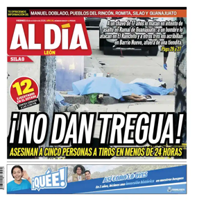 Cover of Periodico Al Dia (Leon)