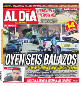 Cover of Periodico Al Dia (Salamanca)