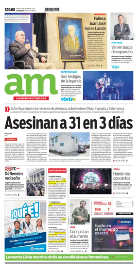 Cover of Periodico AM (Leon)