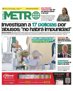 Cover of Publimetro Guadalajara