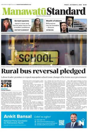 Cover of Manawatu Standard
