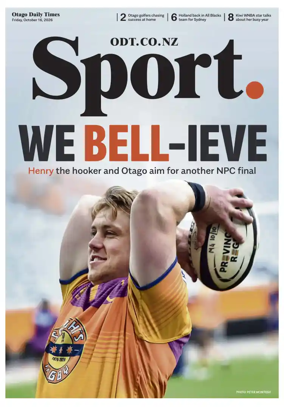 Cover of Otago Daily Times-Sports