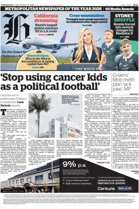 Cover of The New Zealand Herald