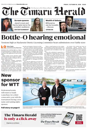 Cover of The Timaru Herald