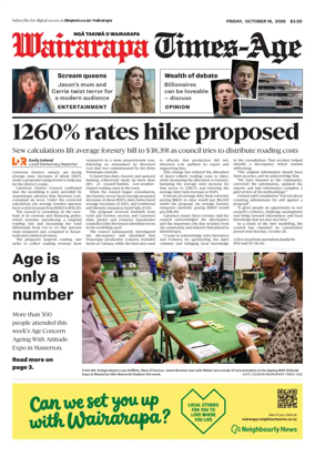 Cover of Wairarapa Times-Age (NZ)