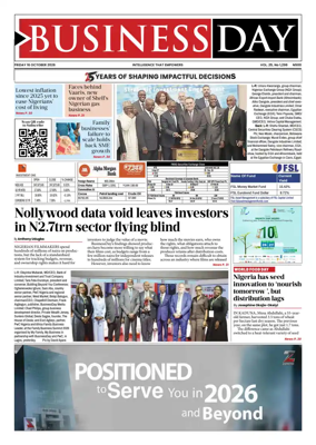 Cover of Business Day (Nigeria)