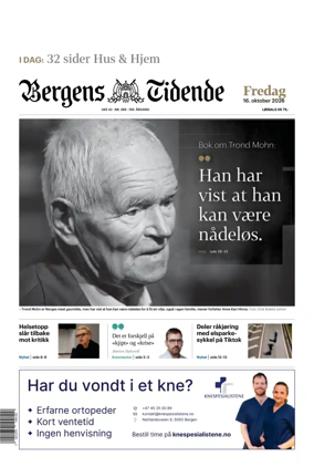 Cover of Bergens Tidende