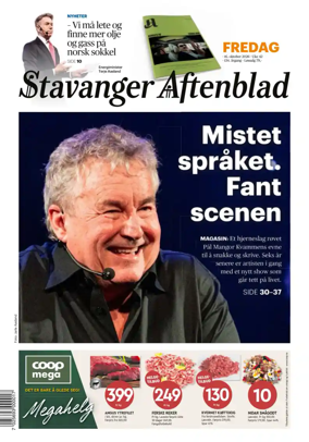 Cover of Stavanger Aftenblad