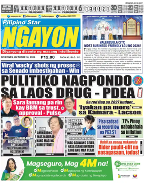 Cover of Pilipino Star Ngayon