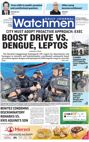 Cover of Watchmen Daily Journal