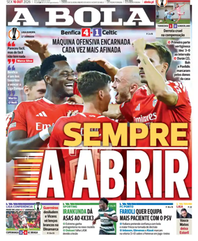 Cover of A BOLA (Portuguese)